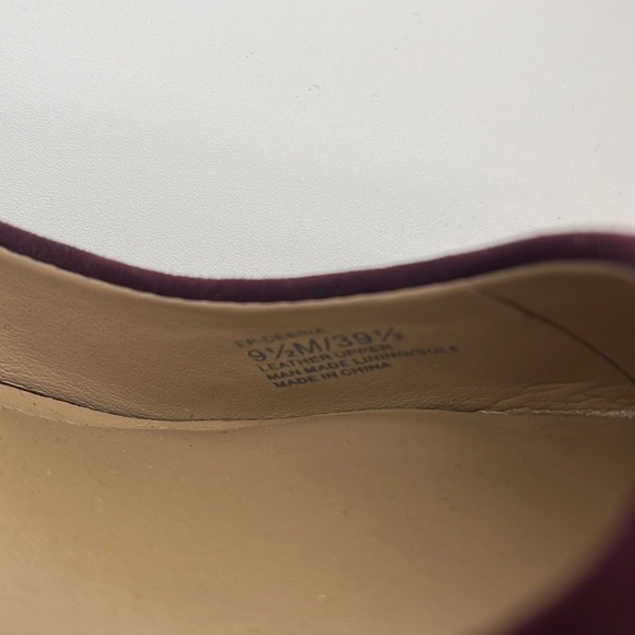 Enzo Angiolini Debria Purple Suede Rope Embellished Pumps Sz 9 1/2
